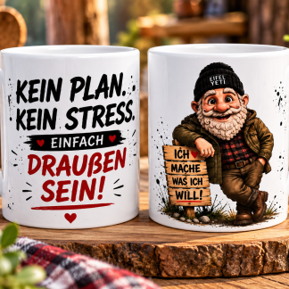 Tasse "Einfach draußen sein"