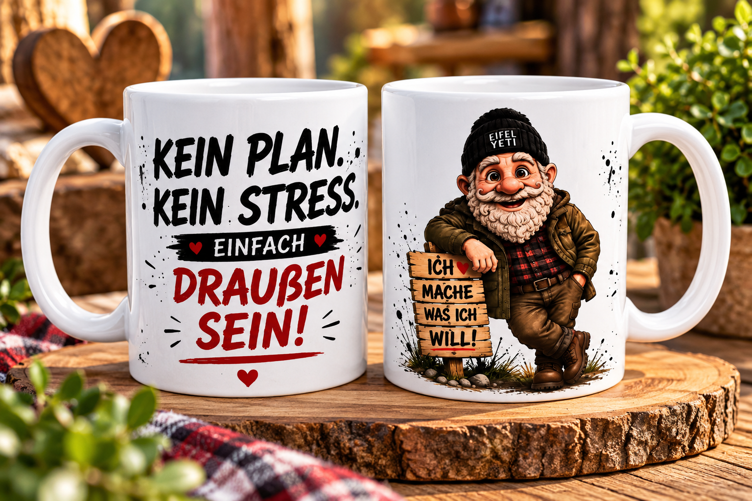 Tasse "Einfach draußen sein"