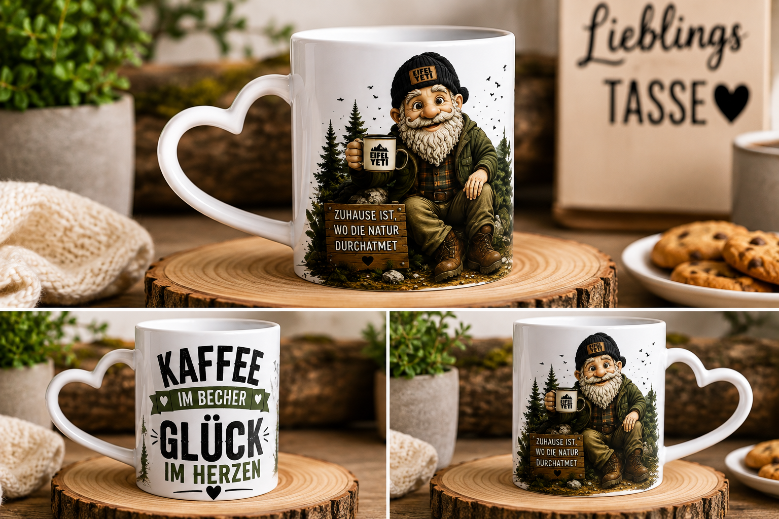 Tasse Eifel-Yeti Kaffee im Becher