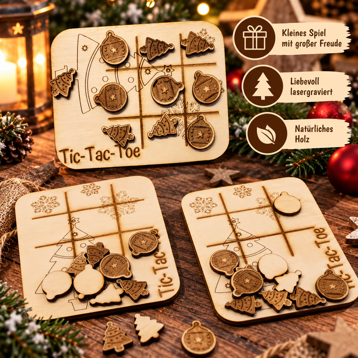 Weihnachts-Tic-Tac-Toe